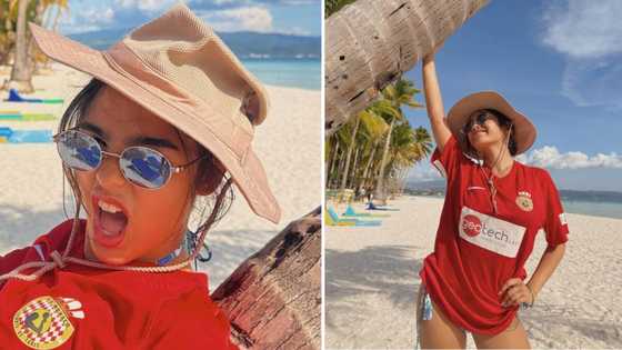 Andrea Brillantes posts stunning photos of herself in Boracay