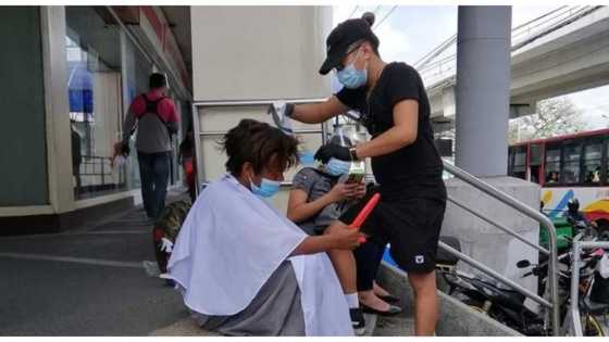Hairstylist, nagbigay ng libreng gupit sa mga taong lansangan