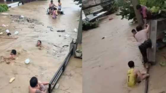 Kabayanihan sa gitna ng baha, ipinamalas ng magkapatid sa Liloan