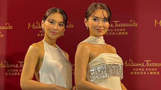 Madame Tussauds unveils Kathryn Bernardo's wax figure; actress strikes poses with her wax twin