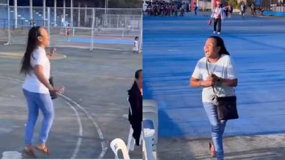 Vid ng isang ina nagsisigaw, tumatakbo habang sinusuportahan athlete na anak, viral: “Mariah bilis”