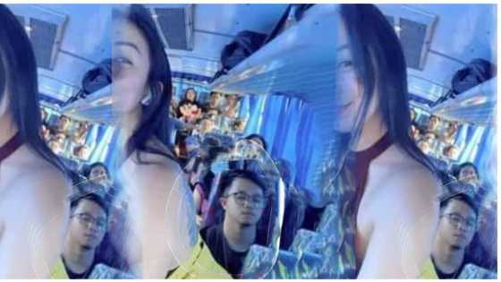 Lalaking napasama sa viral post ng isang babae na nakatayo sa bus, umalma
