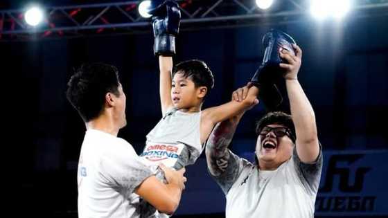 Anak nina Kaye Abad at Paul Jake Castillo na si Joaquin, nanalo sa first boxing match niya