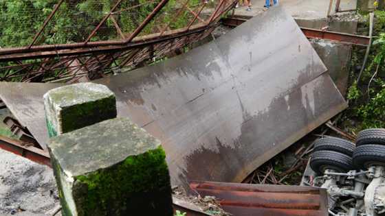 Bridge in Trece Martires collapses after overloaded truck incident amid ongoing rains