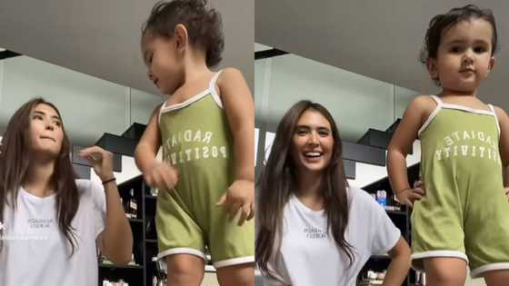 Video of Sofia Andres and baby Zoe doing the 'Tutu' dance challenge goes viral