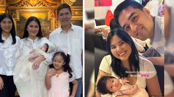 Baby nina Vic Sotto at Pauleen Luna na si Mochi, bininyagan na; Paulina at Vico Sotto, spotted