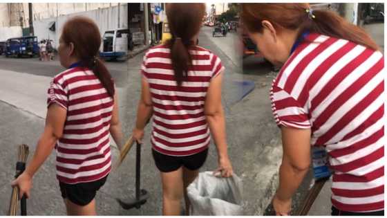 Anak, pinagtanggol ang nanay niyang street sweeper na kinahiya ng gf niya