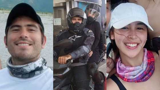 Julia Barretto, Gerald Anderson, naispatang magkasama sa motorcyle ride