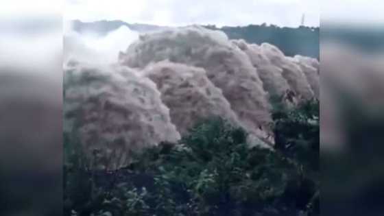 Video of the release of water from Magat Dam in Isabela surfaces