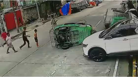 3-year-old girl suddenly crosses road, gets hit and dragged by a 'Toktok' tricycle
