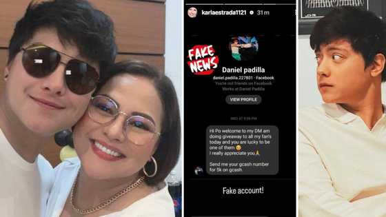 Karla Estrada, binalaan ang netizens ukol sa fake account na nagpapanggap bilang Daniel Padilla