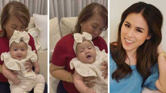 Video ng baby ni Toni Gonzaga na si Polly na biglang nabahing, kinagiliwan ng netizens