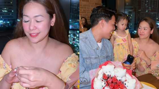 Zara Lopez, nakatanggap ng singsing mula sa ex-boyfriend na si Simon Javier: "growing as co-parents"