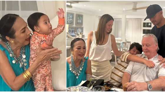 Derek Ramsay shares heartfelt moments of his kids with their grandparents