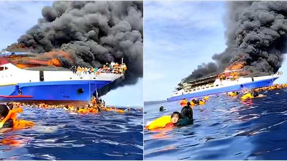 Hindi bababa sa 5 patay sa nasunog na ferry na mahigit 200 sakay, mga pasahero nagtalunan sa dagat
