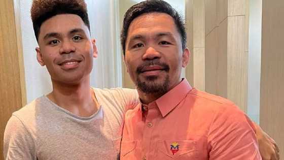 Manny Pacquiao’s son Michael wins in his 1st amateur boxing match