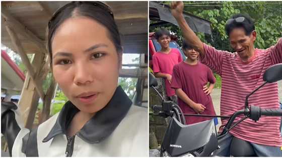 Lie Reposposa, binilhan ng bagong motorsiklo ang kanyang ama