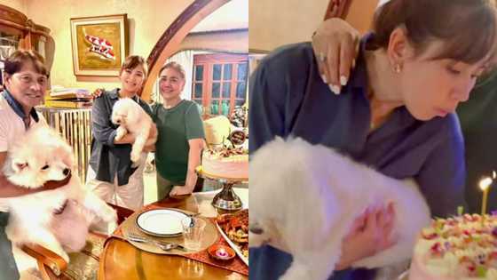Sarah Geronimo, kasama sina Daddy Delfin at Mommy Divine sa kanyang birthday