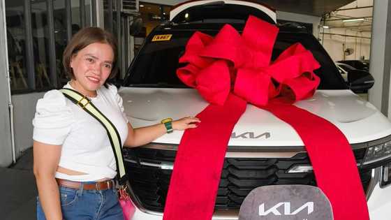 Karl Eldrew Yulo surprises parents Mark Andrew and Angelica Yulo with new car