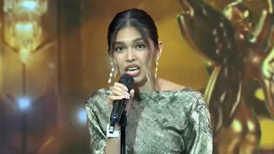 Maine Mendoza, humingi ng paumanhin kay Helen Gamboa sa kanyang 'speech' sa 'Eat Bulaga'