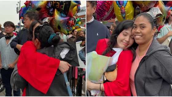 Frankie Pangilinan, emosyonal nang sorpresahin ng kanyang yaya sa graduation niya
