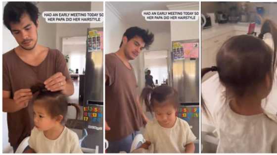 Anne Curtis posts video showing off Dahlia's cute hairstyle done by Erwan Heussaff