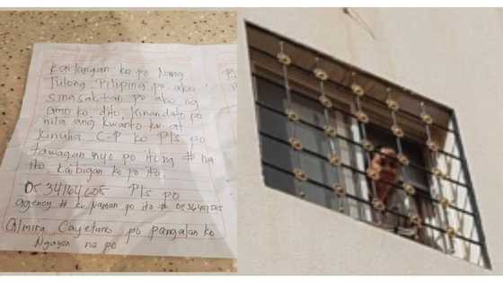 Pinay OFW na sinasaktan at kinukulong di umano ng kanyang amo, humingi ng saklolo sa pamamagitan ng sulat