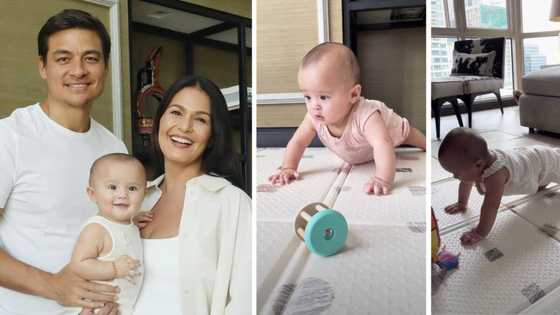 Iza Calzado, ibinida ilang video clips ng pag-plank ni Baby Deia: “she planks longer than we do”