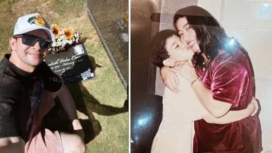 Rayver Cruz, binisita ang puntod ng ina sa Mother's Day: "Thank you Ma"