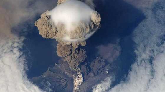 Mt. Merapi in Indonesia erupts, hot lava thrown by raging crater