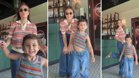 "Outfit check" video nina Sofia Andres at anak niyang si Zoe, kinagiliwan