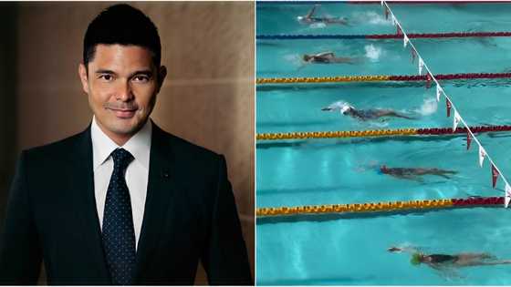 Dingdong Dantes, ibinida ang video ng swimming competition ni Zia