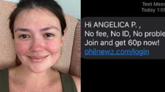 Angelica Panganiban, ipinakita ang spam text na natanggap niya: "first name basis na"