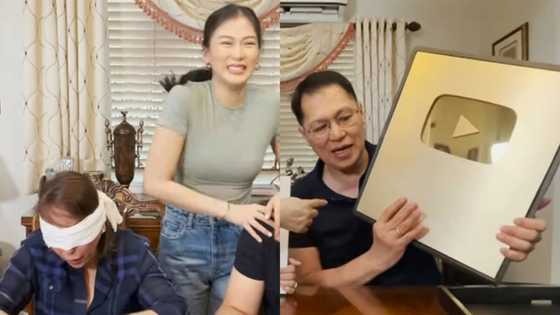 Blindfold unboxing vlog nina Mommy Pinty, Daddy Bonoy, kinagiliwan ng netizens