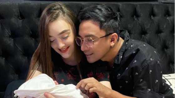 Jomar Lovena at partner niyang si Veybillyn Gorens, proud parents sa kanilang baby girl