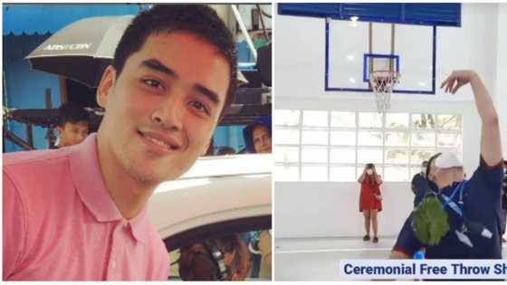 Vico Sotto, pasok ang free throw kahit nakatalikod; netizens, nawindang