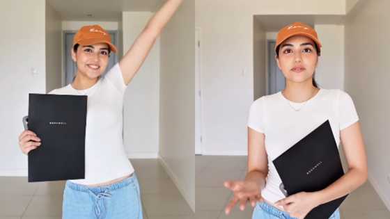 Trina Candaza happily shares glimpses of her new home