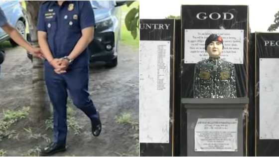 Lalaki, nag-suot ng pekeng police uniform na nabili online at nag-picture sa SAF44 statue, hinuli