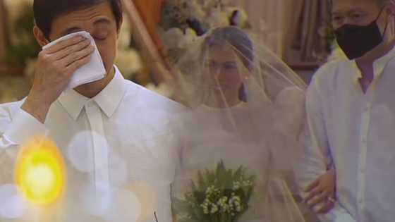 Alex Gonzaga and Mikee Morada exchange wedding vows in tears