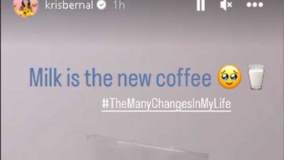 Kris Bernal, ibinahagi ang isang nagbago sa kanya: "Milk is the new coffee"