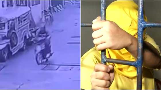 Security camera catches rider shooting a male victim in Quezon City