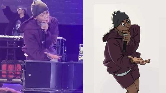 Skusta Clee, nag-react sa artwork ng kanyang viral video: "Who did this?"