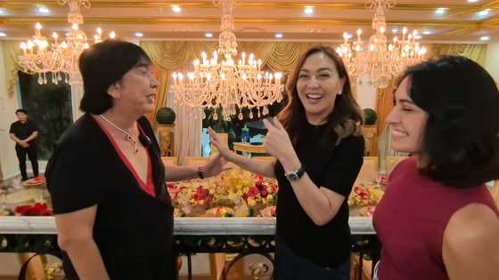 Ricky Reyes, ipinasilip ang mansyon niya; Karen Davila, namangha
