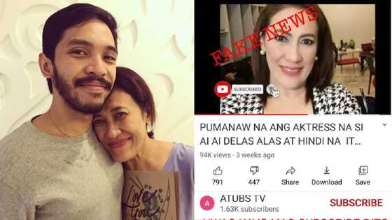 Anak ni Ai-Ai delas Alas na si Sancho, nagalit umano sa fake news na pumanaw na ang ina