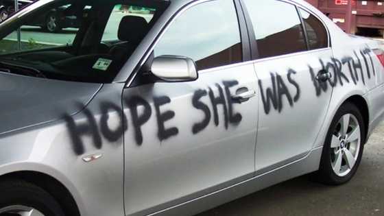 Someone wrote “Hope she was worth it” on my car – But I didn’t cheat, my wife was always by my side