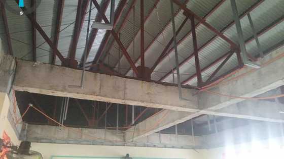 Teacher at limang estudyante, sugatan sa pagbagsak ng kisame ng classroom sa Davao City