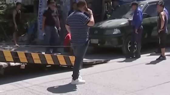 Lalaking nagpakilalang dating pulis, ipinosas sarili sa tow truck para pigilan pagkakahatak ng kotse