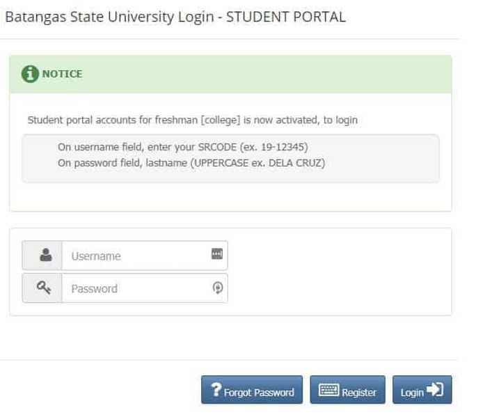 Batangas State university portal faculty, student, registration - KAMI ...