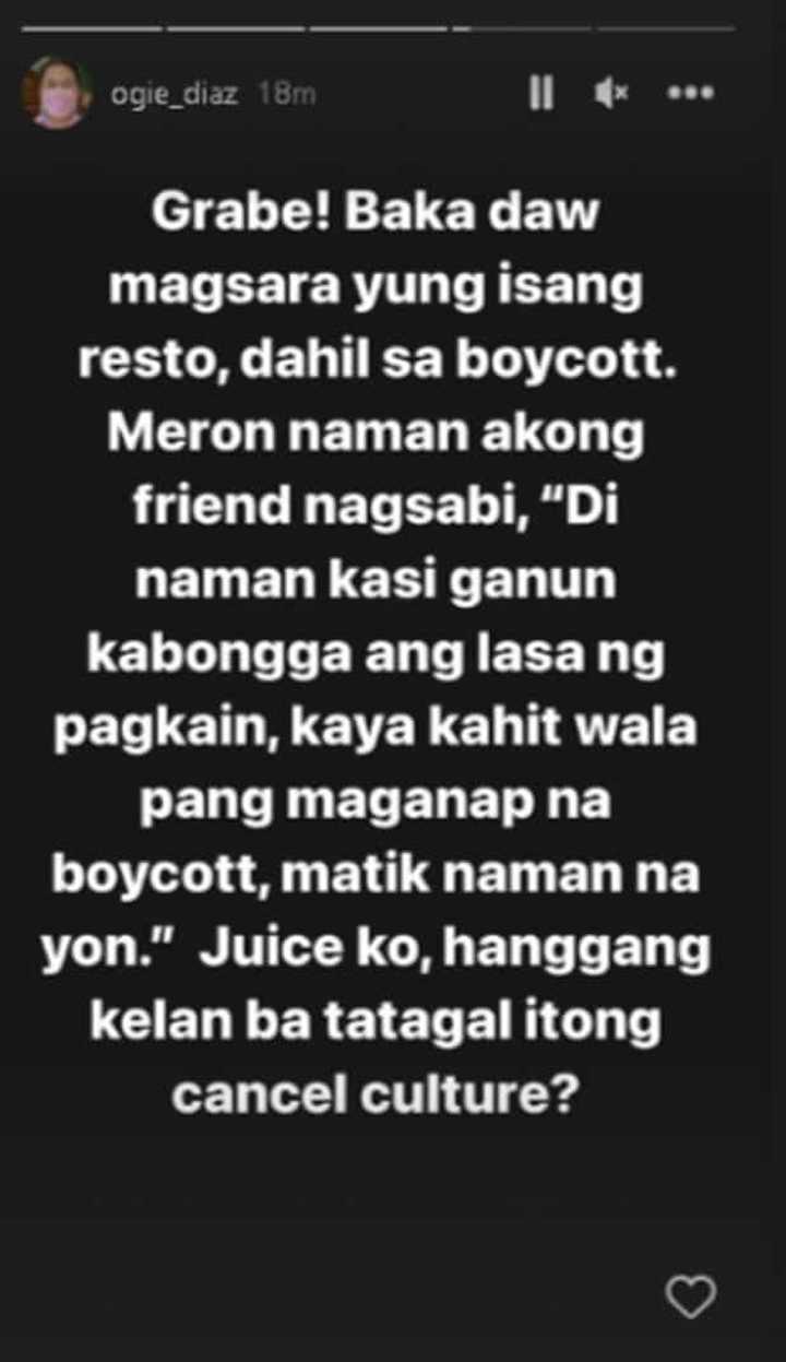 Ogie Diaz, Naglabas Ng Hinaing Tungkol Sa "cancel Culture" - KAMI.COM.PH