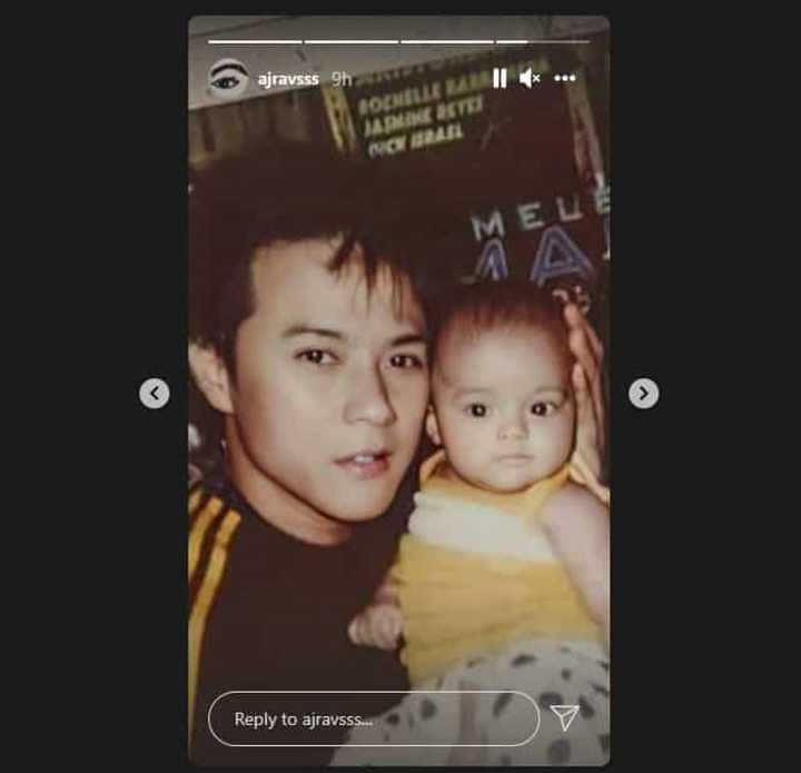 Jeric Raval Birthday AJ Raval posts baby pic with her dad Jeric after Aljur posted about ...